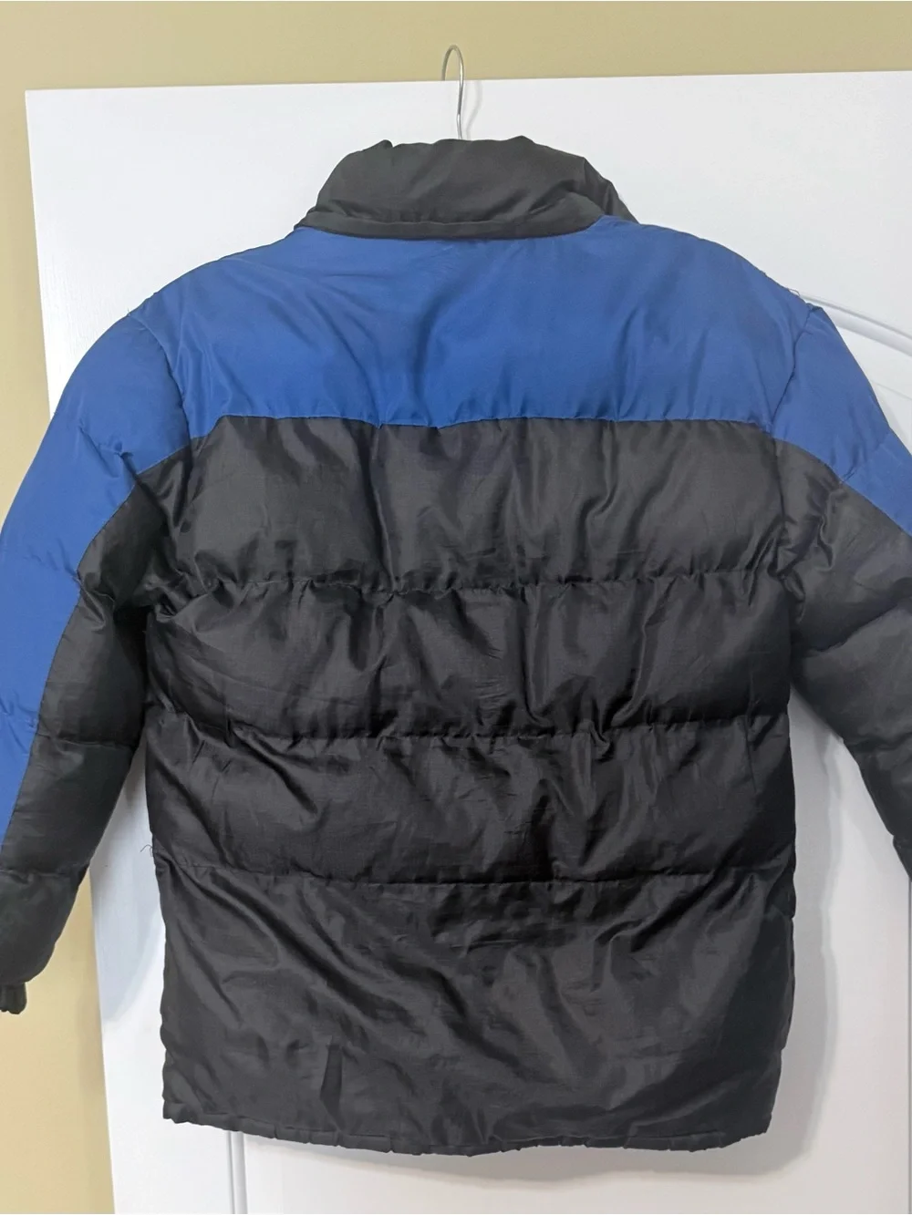 Kids Black and Blue Puffer Jacket - Winter Coat
